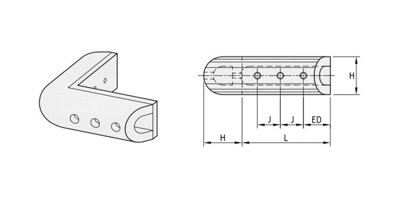Mooring Corner fender arch corner fender cylindrical fender or D fenders